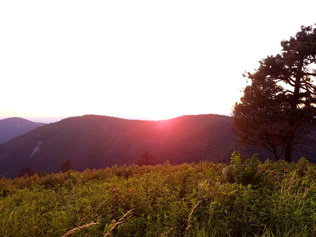 Sunset over Shenandoah National Park. Rob Glover